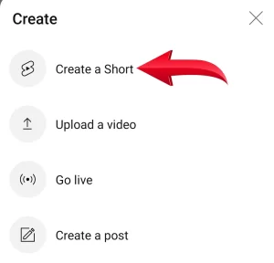 Create a Short