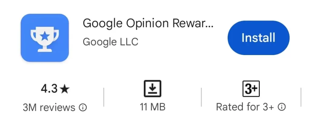 Google Opinion Rewards