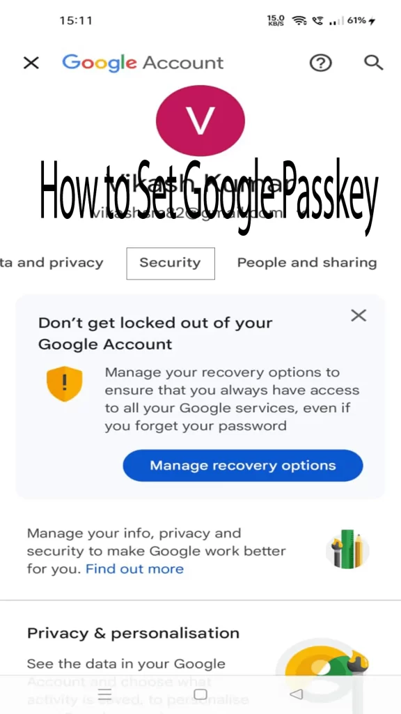 Google Passkey