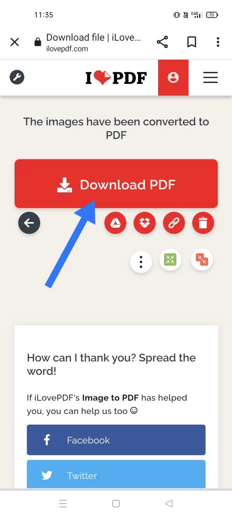 PDF File in Mobile