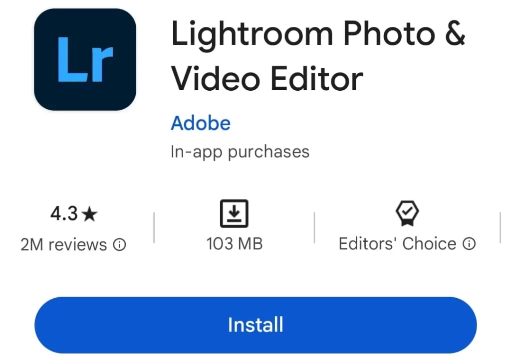 Lightroom Photo & Video Editor