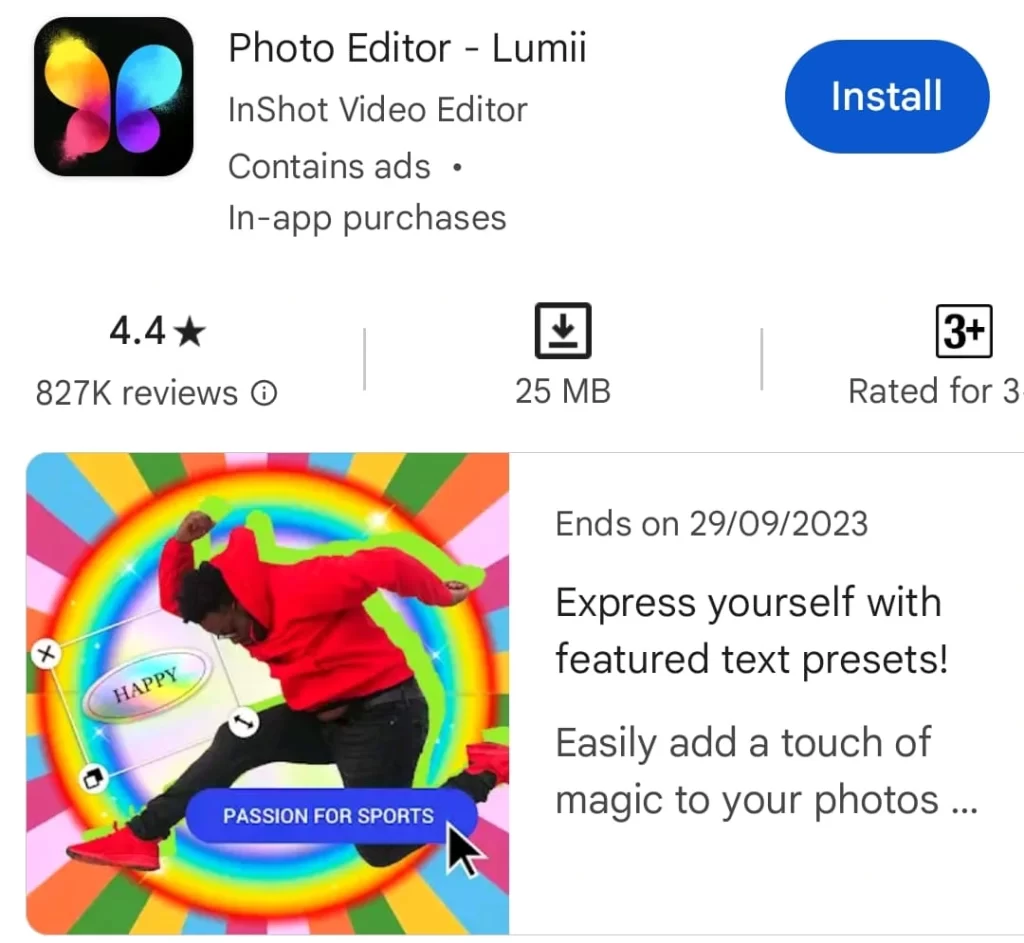 Lumii : Photo Editor, Filters