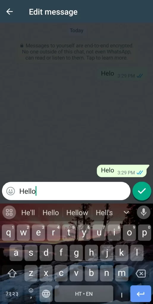 WhatsApp पर Message Edit कैसे करें