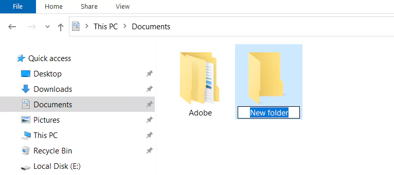 Computer के File Explorer में New Folder कैसे बनाए (File Explorer में New Folder कैसे बनाए)