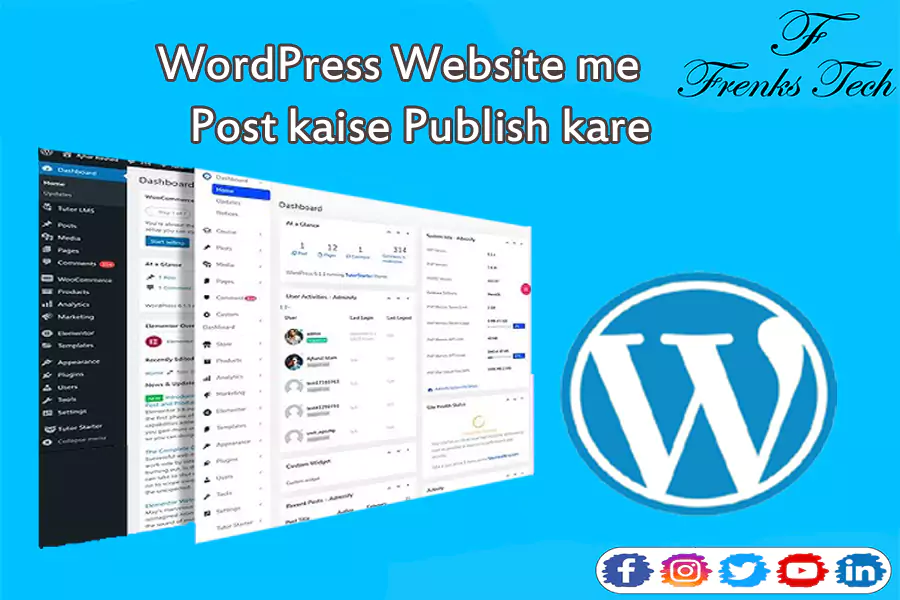 WordPress Website me Post kaise Publish kare
