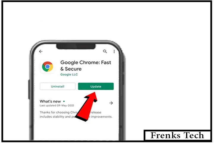 Mobile में Google Chrome Browser को Update कैसे करे