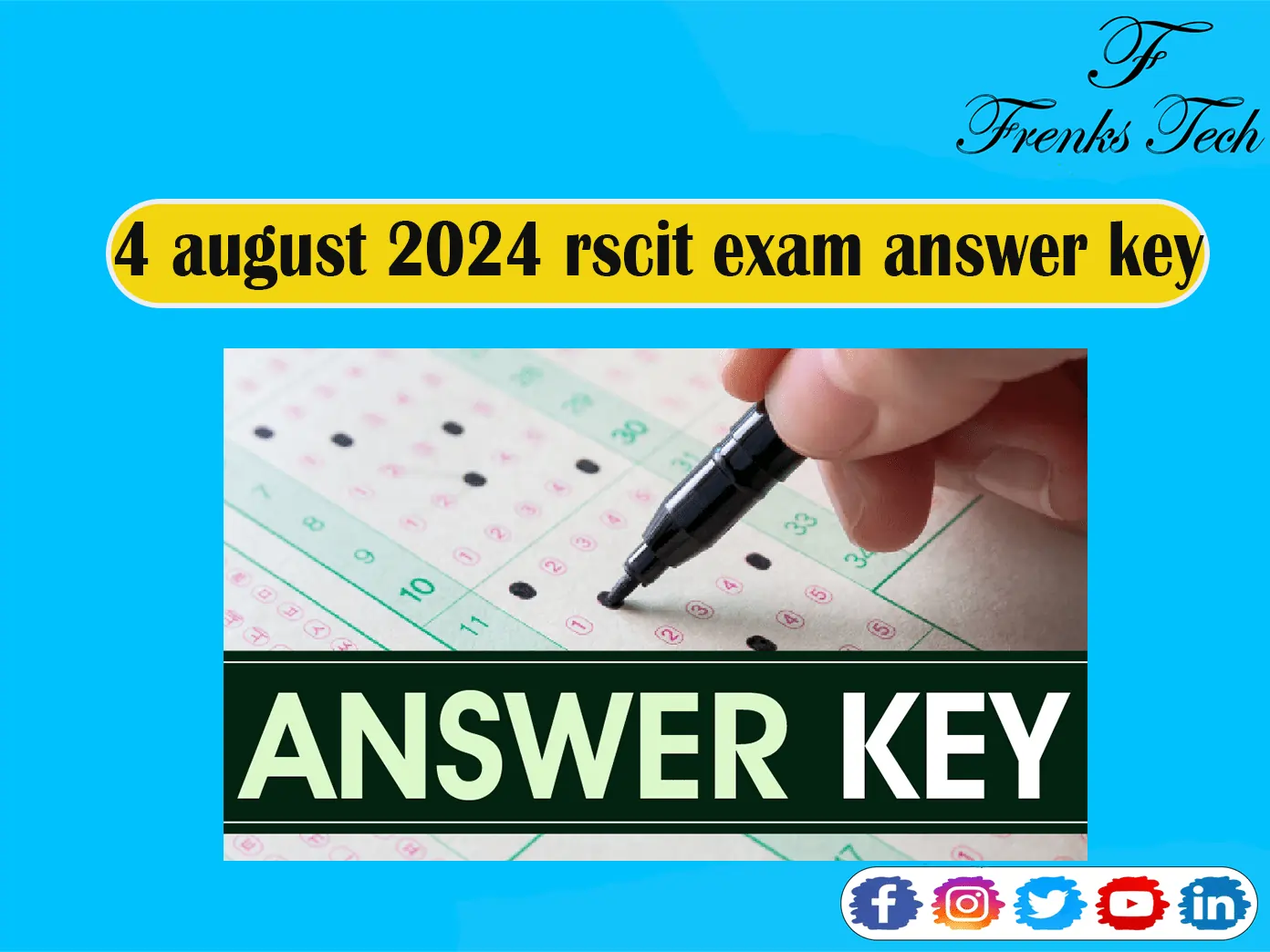 RSCIT Answer Key