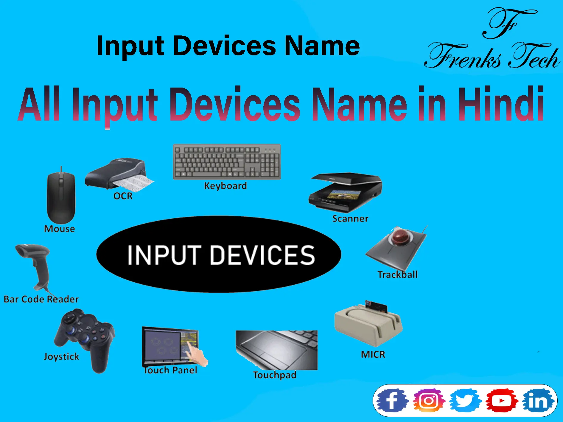 All Input Devices Name in Hindi