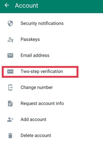 Two Step Verification