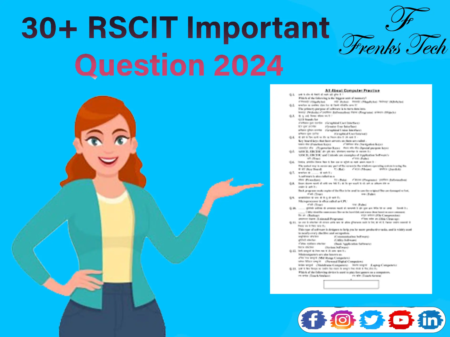 RSCIT Important Questions