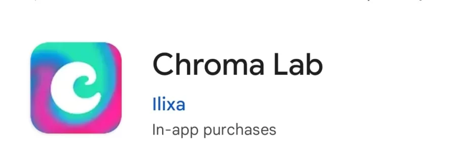 Chroma Lab App 