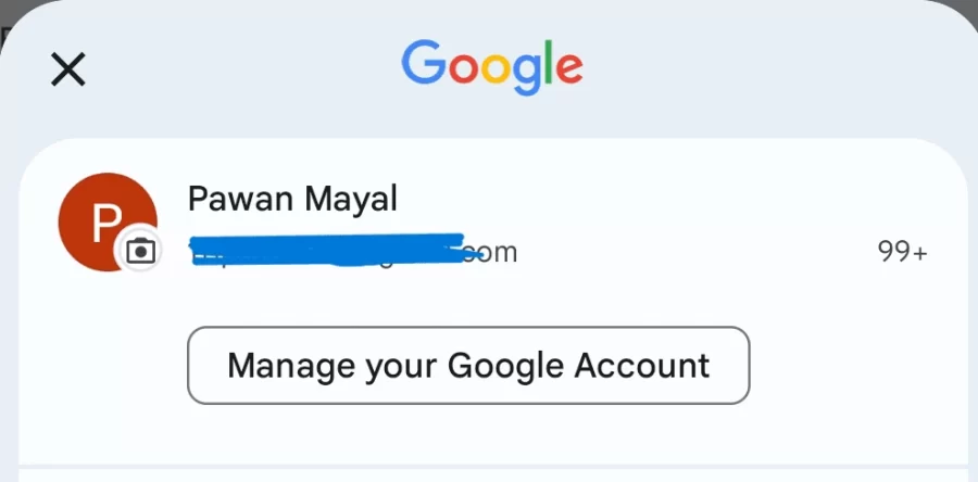 Manage Your Google Account