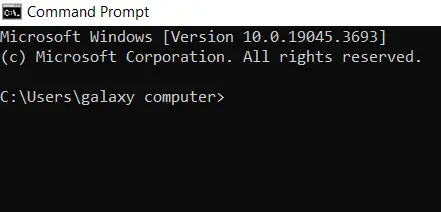 Command Prompt