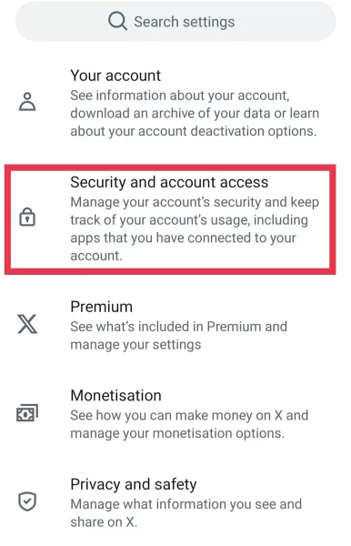 Security and Account Access